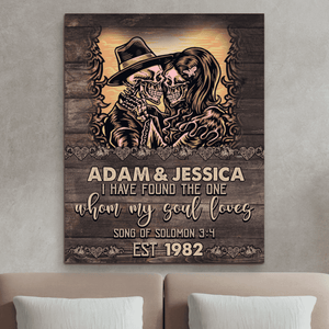 I Have Found The One Skull Gothic Personalized Canvas Gift Gallery Wraps