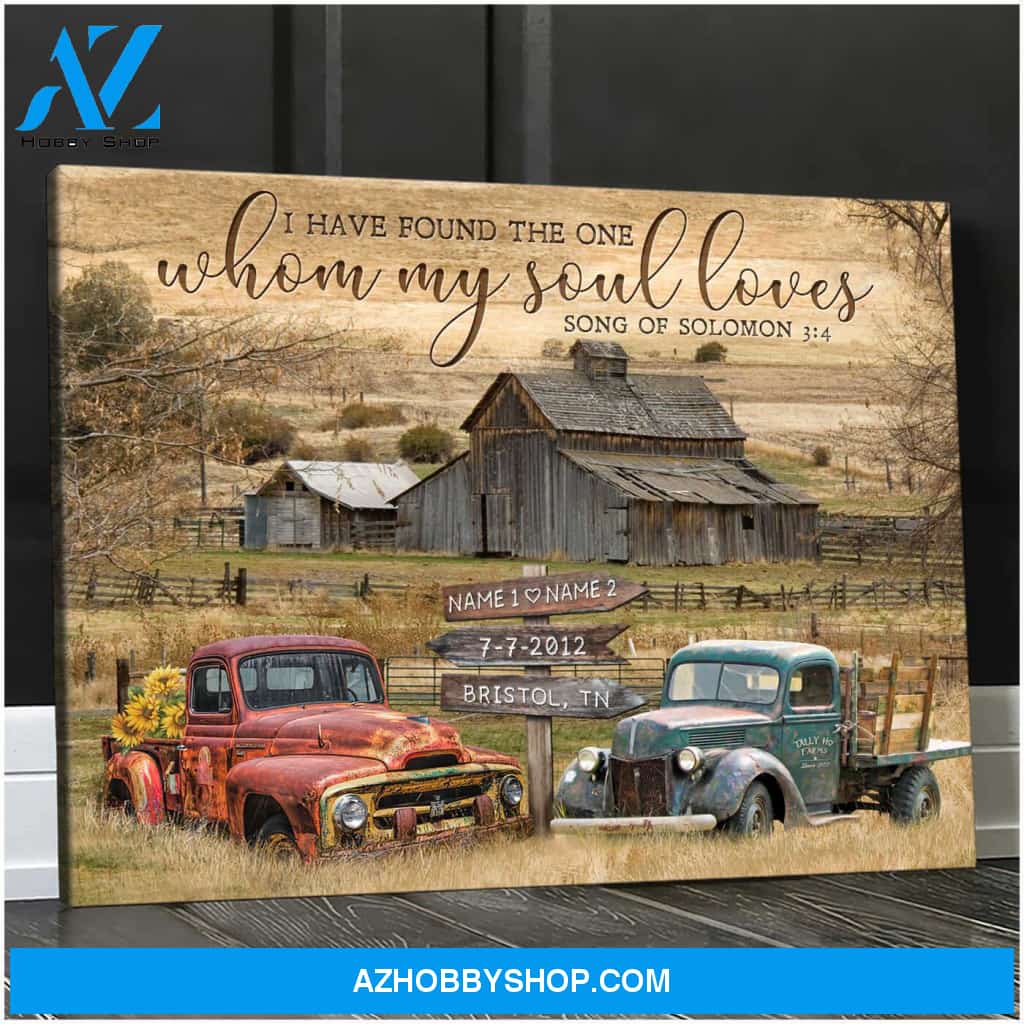 I Have Found The One whom my soul loves Husband and Wife Canvas And Poster, Canvas Painting, Wall Decor Visual Art