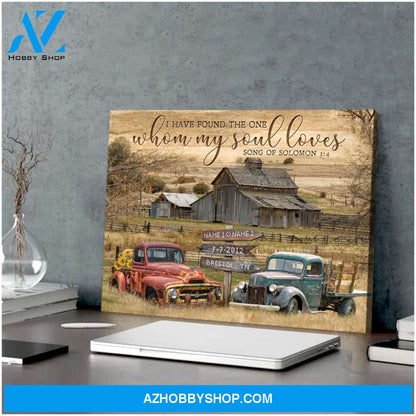 I Have Found The One whom my soul loves Husband and Wife Canvas And Poster, Canvas Painting, Wall Decor Visual Art