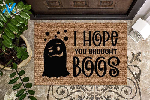 I Hope You Brought Boos Halloween Doormat | Welcome Mat | House Warming Gift