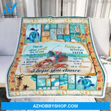 I Hope You Dance Beach Sofa Throw Blanket Beach