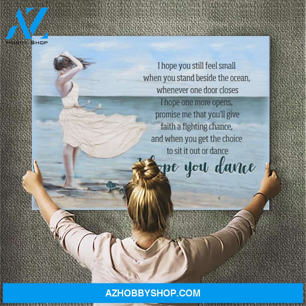 I Hope You Dance Canvas Print Wall Art - Matte Canvas
