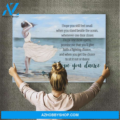 I Hope You Dance Canvas Print Wall Art - Matte Canvas