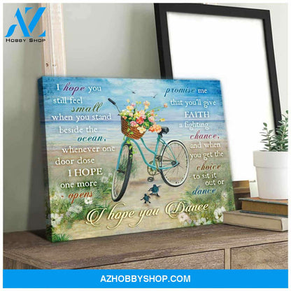 I Hope You Dance Canvas Wall Art
