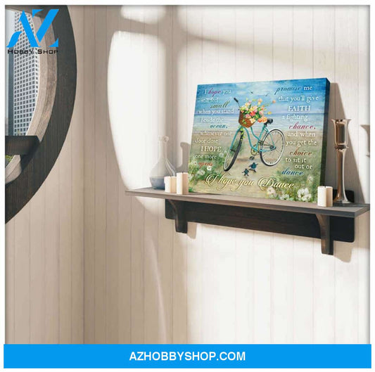 I Hope You Dance Canvas Wall Art
