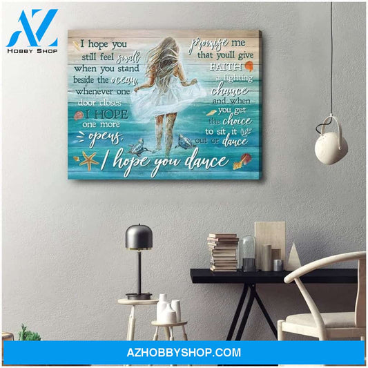 I Hope You Turtle Wall Art Canvas