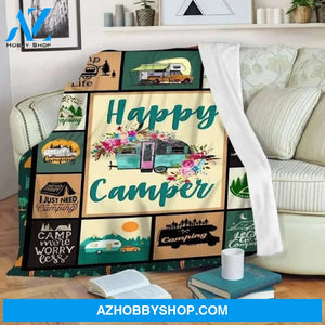 I Just Need To Go Camping Fleece Blanket Gift For People Home Decor Bedding Couch Sofa Soft And Comfy Cozy