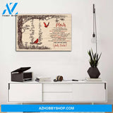 Personalized Mom Canvas, I Know How It Can Be Feel Like Cardinal Bird Wood Canvas Wall Art Mothers Day Gifts