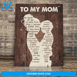 Gift For Mom From Son I Learned Canvas