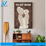 Gift For Mom From Son I Learned Canvas