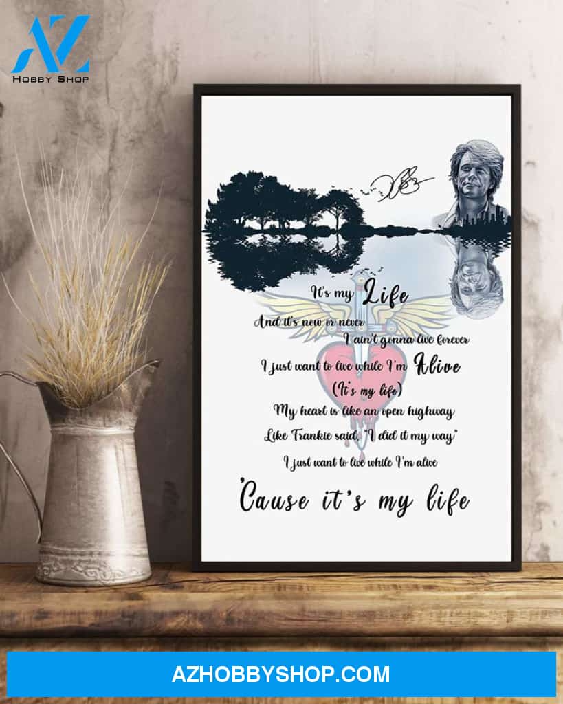 I love Hard Rock Canvas And Poster,Canvas Prints,Wall Decor Visual Art, Gift Father's Day, Gift Dad And Mom