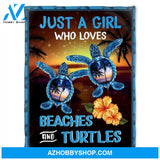 I Love Turtle, Soft Blanket, Fleece Blanket.Gift For Friend Family Home Decor Bedding Couch Sofa Soft and Comfy Cozy