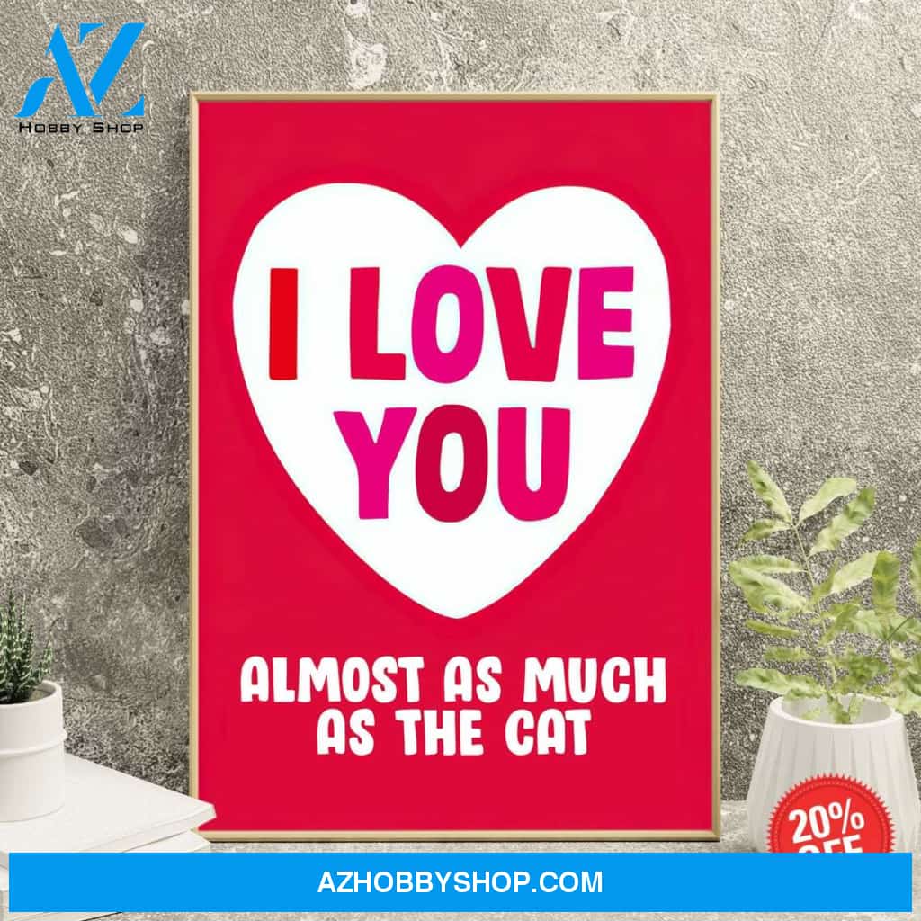 I Love you Daddy Canvas And Poster, Wall Decor Visual Art, Gift Father's Day