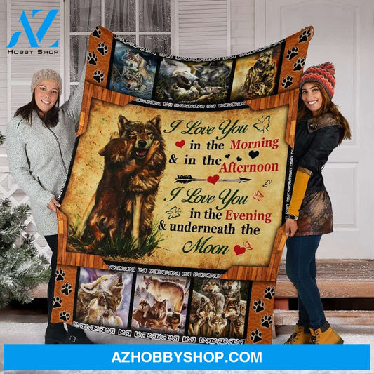 I Love You Fleece Blanket
