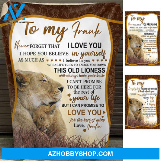 I Love You For The Rest Of Mine - Personalized Blanket - Gift For Son