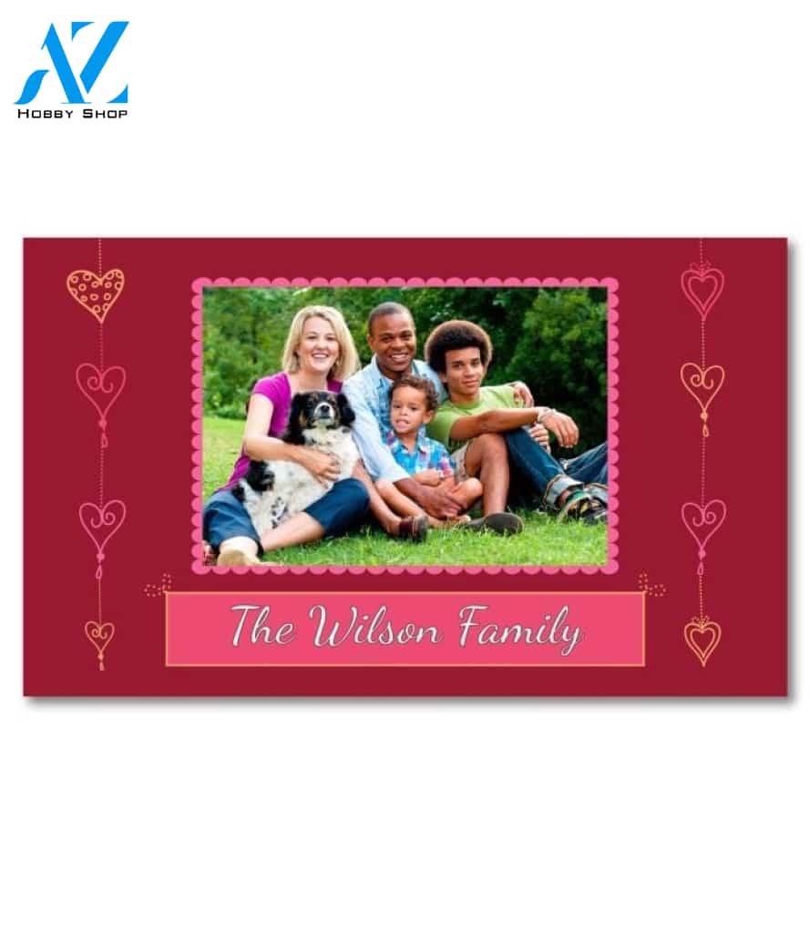 I Love You Photo Doormat - 18" x 30"
