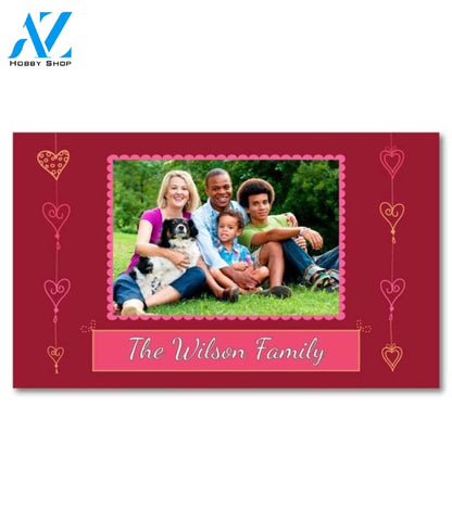 I Love You Photo Doormat - 18" x 30"