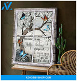 Zalooo I Miss You Butterfly Wall Art Canvas