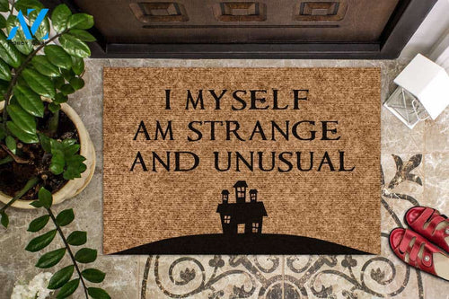 I Myself Am Strange And Unusual Doormat | Welcome Mat | House Warming Gift