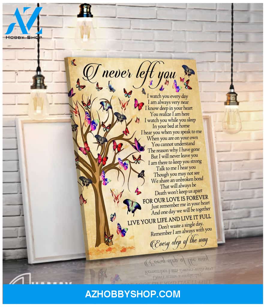 Zalooo I Never Left You Butterfly V2 Wall Art Canvas