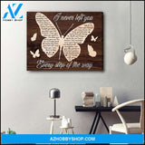 Zalooo I Never Left You Butterfly Wall Art Canvas