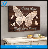 Zalooo I Never Left You Butterfly Wall Art Canvas