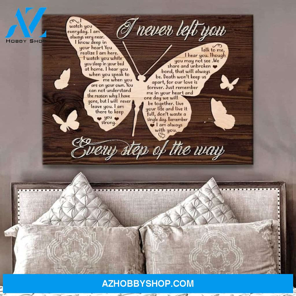 Zalooo I Never Left You Butterfly Wall Art Canvas