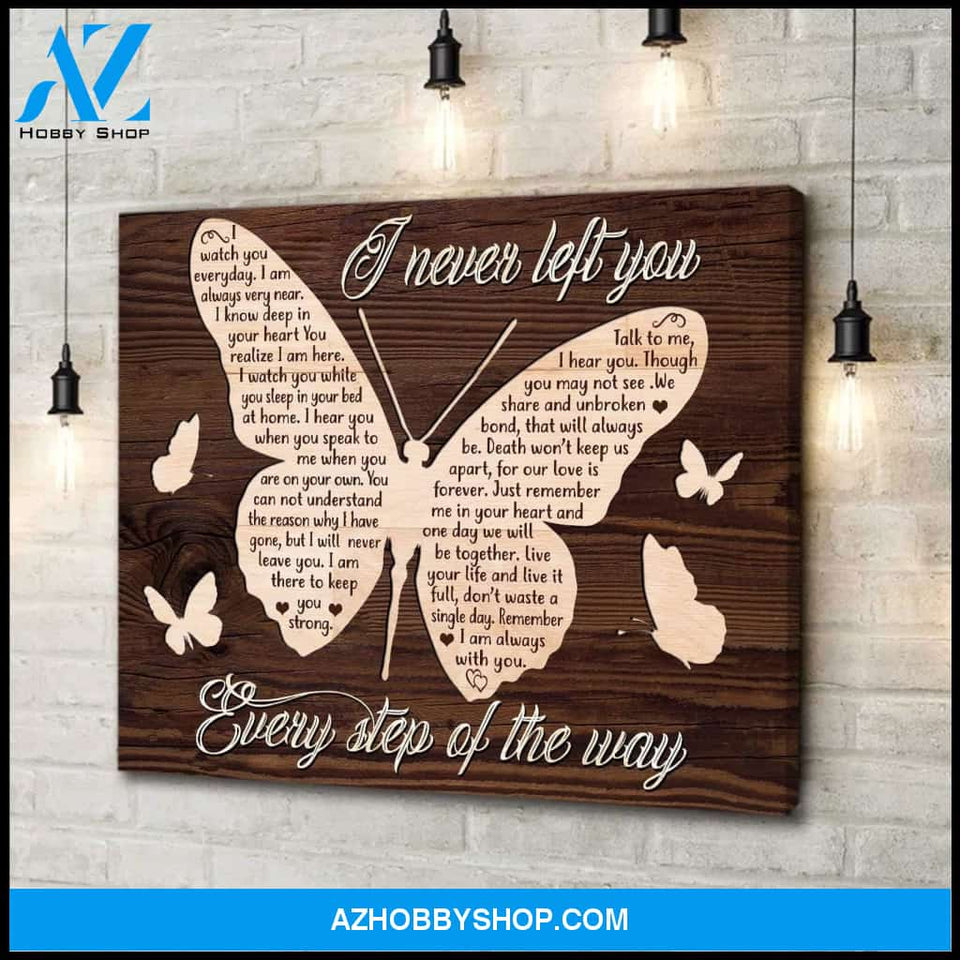 Zalooo I Never Left You Butterfly Wall Art Canvas