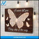 Zalooo I Never Left You Butterfly Wall Art Canvas