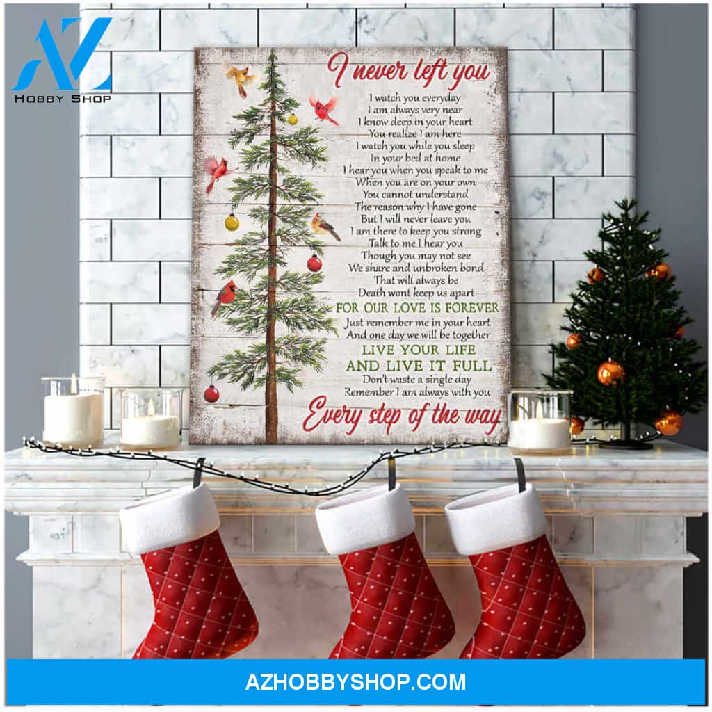 I Never Left You Cardinal Canvas Wall Art Decor