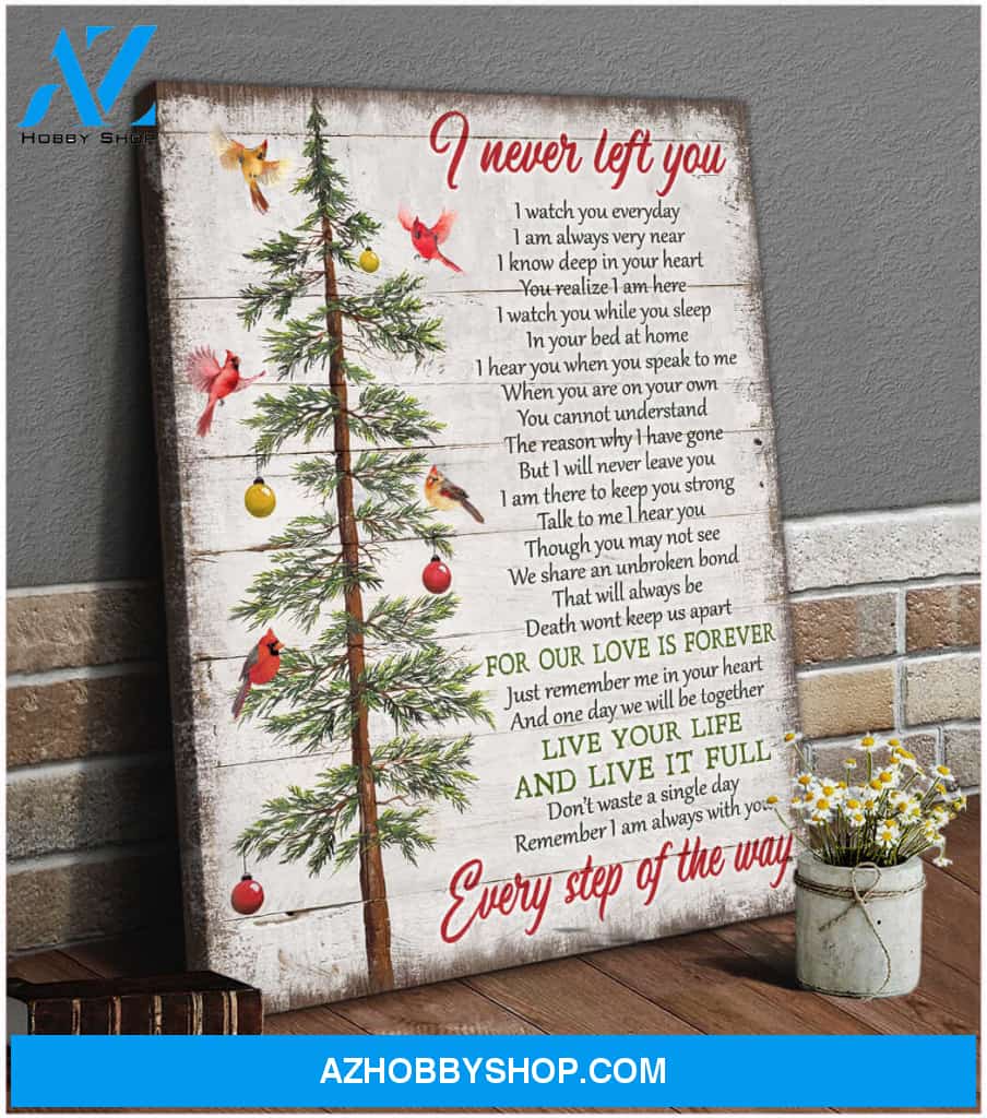 I Never Left You Cardinal Canvas Wall Art Decor