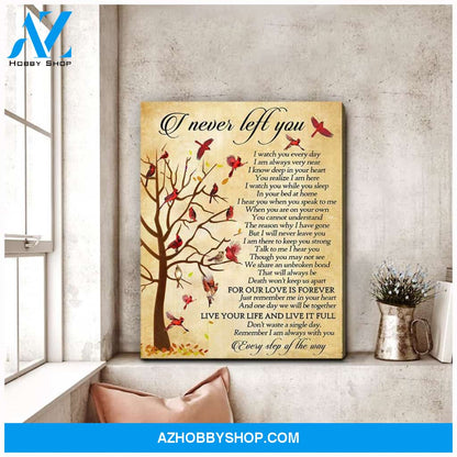 I Never Left You Cardinal Wall Art Canvas