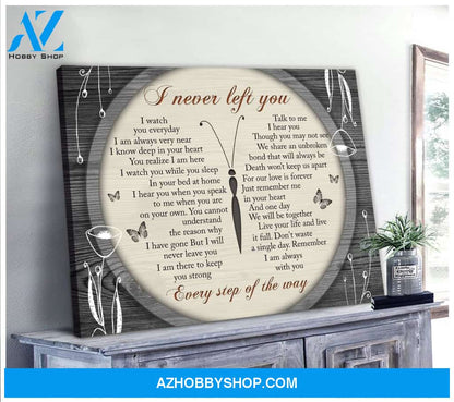 Zalooo I Never Left You Poems Butterfly Wall Art Canvas