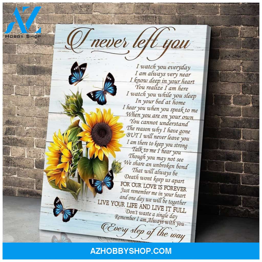 Zalooo I Never Left You V2 Butterfly Wall Art Canvas