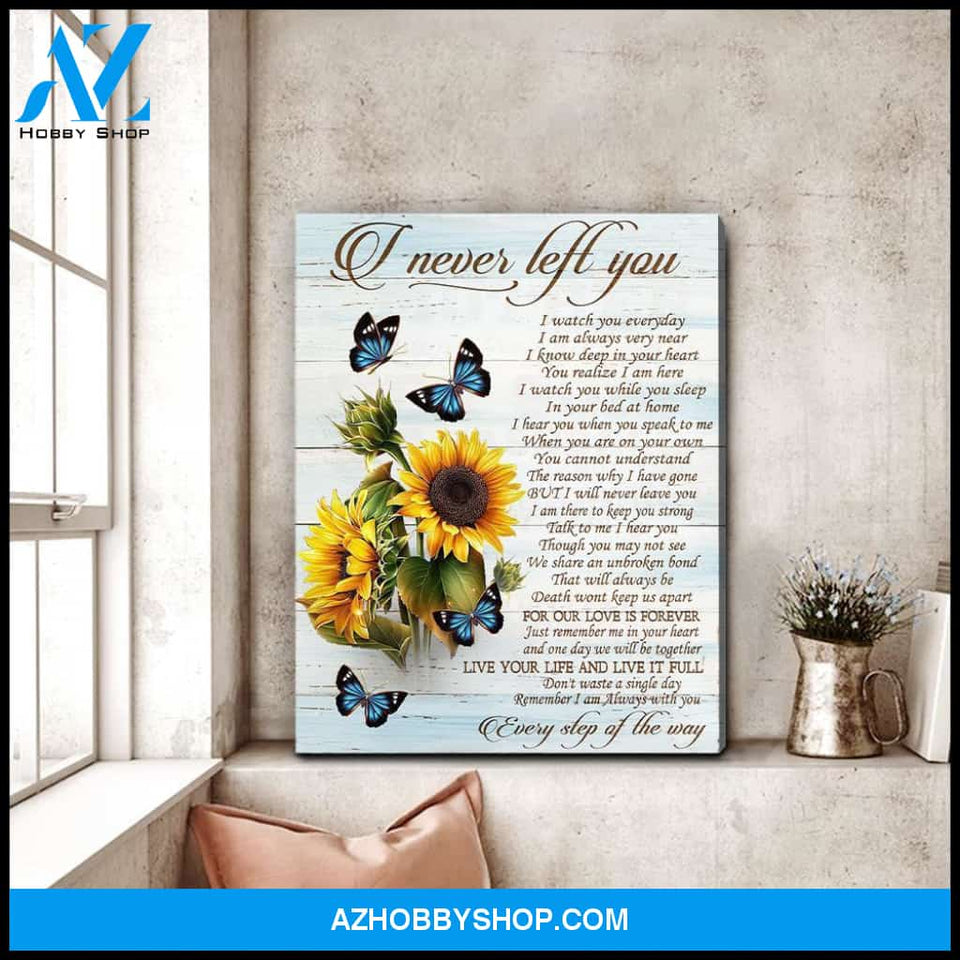 Zalooo I Never Left You V2 Butterfly Wall Art Canvas