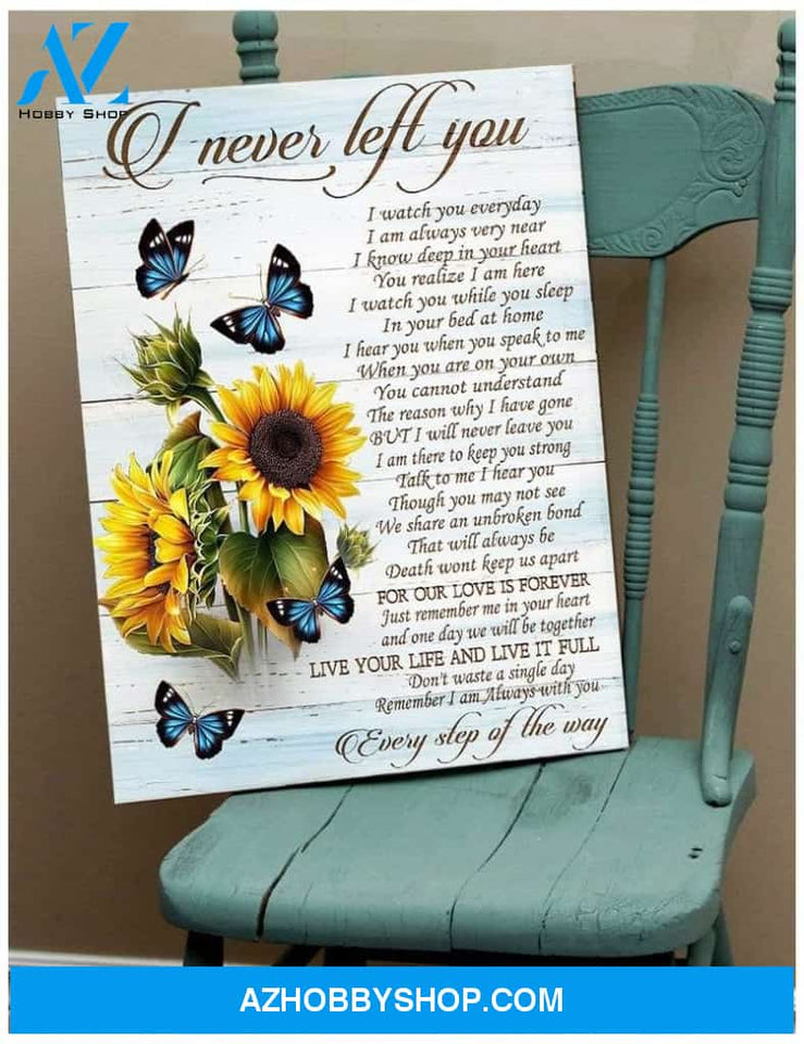 Zalooo I Never Left You V2 Butterfly Wall Art Canvas