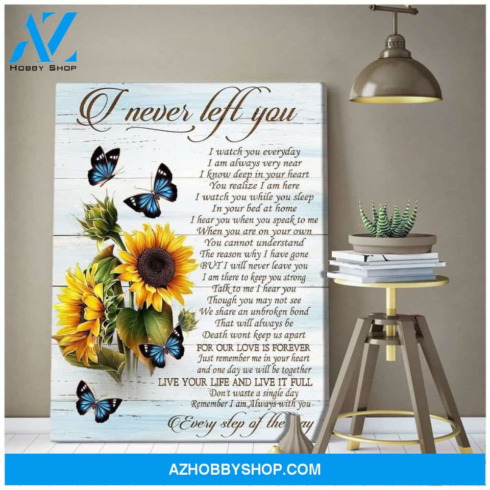 Zalooo I Never Left You V2 Butterfly Wall Art Canvas