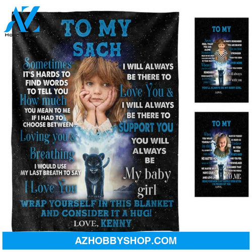 I Pray That You Are Safe And Happy - Personalized Photo Blanket - Gift For Daughter