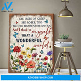 Zalooo I See Butterfly Wall Art Canvas