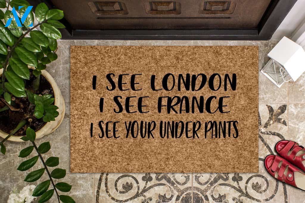 I See London I See France Doormat | Welcome Mat | House Warming Gift