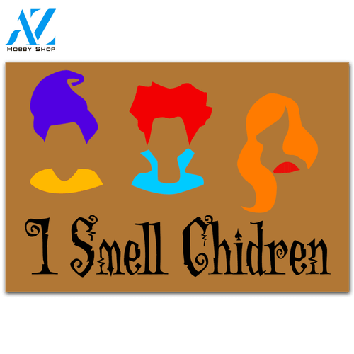 I Smell Children Doormat Welcome Mat Housewarming Gift Home Decor Funny Doormat Gift For Halloween Lovers
