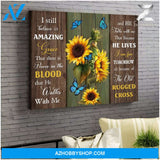 Zalooo I Still Believe Butterfly Canvas Wall Art Decor