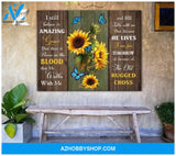 Zalooo I Still Believe Butterfly Canvas Wall Art Decor