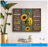 Zalooo I Still Believe Butterfly Canvas Wall Art Decor