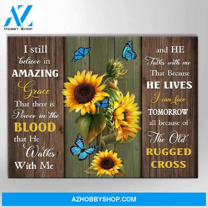 Zalooo I Still Believe Butterfly Canvas Wall Art Decor