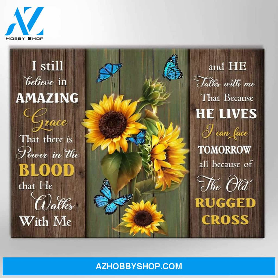 Zalooo I Still Believe Butterfly Canvas Wall Art Decor