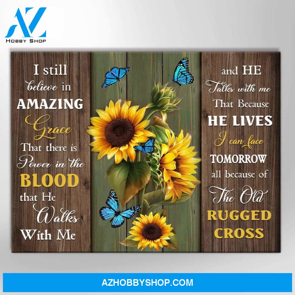 Zalooo I Still Believe Butterfly Canvas Wall Art Decor