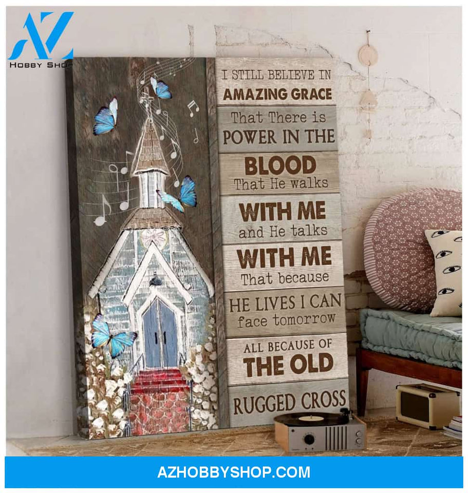 Zalooo I Still Believe Butterfly Wall Art Canvas