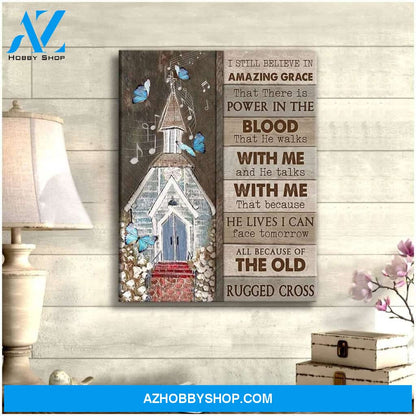 Zalooo I Still Believe Butterfly Wall Art Canvas