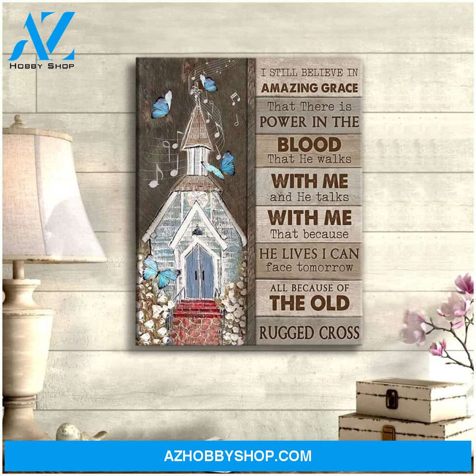 Zalooo I Still Believe Butterfly Wall Art Canvas